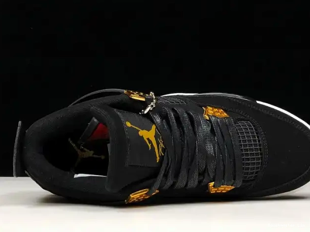 Bmlin shoes Metallic Black Jordan Gold-White 308497-032 4 Royalty Air 0515